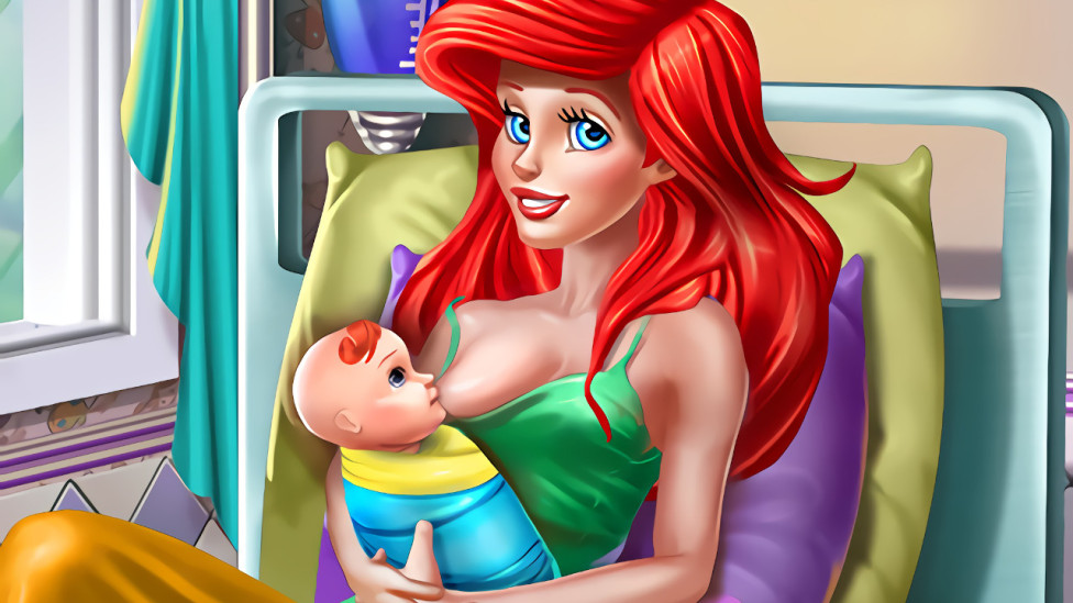 Princess Mermaid Mommy Birth