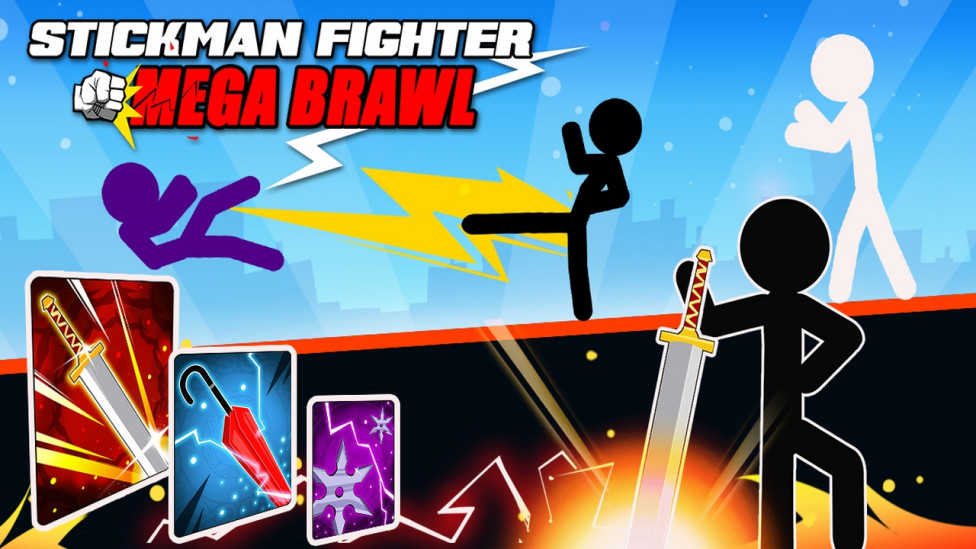 Stickman Fighter Mega Brawl